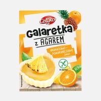 Galaretka z agarem ananasowo-pomarańczowy smak 45g