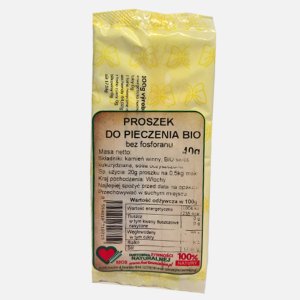 Proszek do pieczenia bez fosforanu 40g