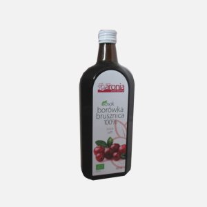 Borówka brusznica 100% sok bez cukru 500ml