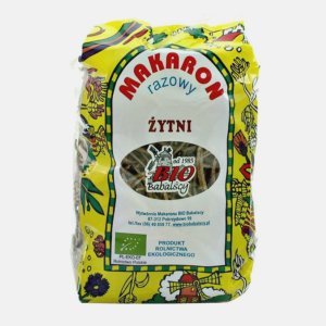 Makaron razowy żytni nitki Bio 400g