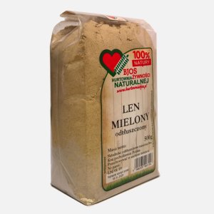 Len mielony odtłuszczony 500g