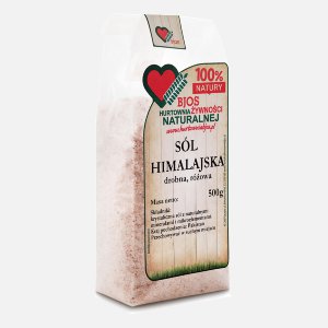 Sól himalajska drobna różowa 500g