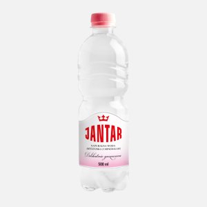 Woda mineralna JANTAR delikatnie gazowana 0,5L