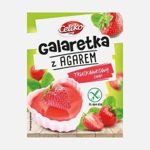 Galaretka z agarem truskawkowa 45g