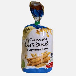 Ciasteczka owsiane z cynamonem 150g