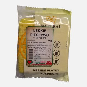 Lekkie pieczywo kukurydziane 75g