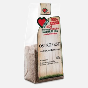 Ostropest odtłuszczony, mielony 100g