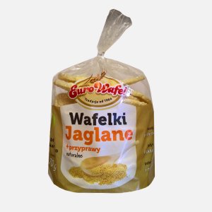Wafle naturalne jaglane z przyprawami 70g
