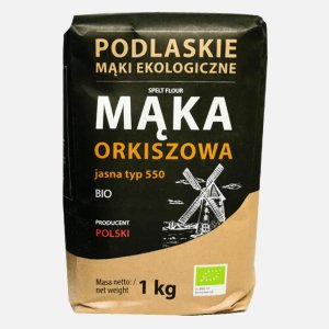 Mąka orkiszowa Jasna Typ 550 Bio 1Kg