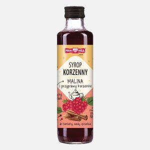 Syrop korzenny malina i przyprawy korzenne 250ml