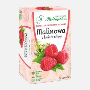 Herbatka owocowo-ziołowa Malinowa z kwiatem lipy 60g