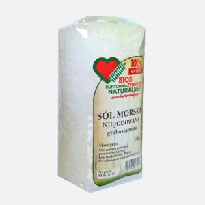 Sól morska niejodowana gruboziarnista 1kg