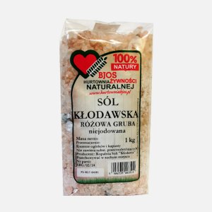 Sól Kłodawska różowa gruba niejodowana 1kg