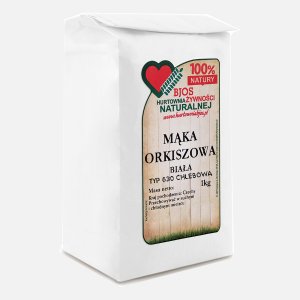 Mąka orkiszowa biała TYP 630 chlebowa 1kg