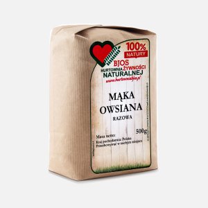 Mąka owsiana razowa 500g