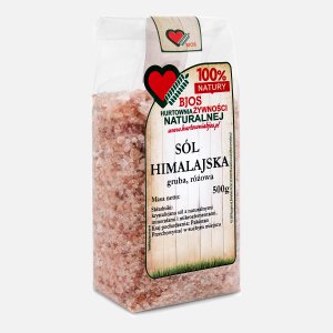 Sól himalajska gruba różowa 500g