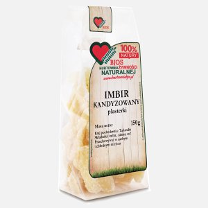Imbir kandyzowany plasterki 150g