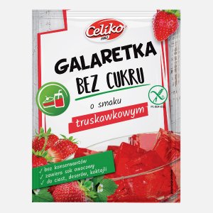 Galaretka truskawkowa bez cukru 14g