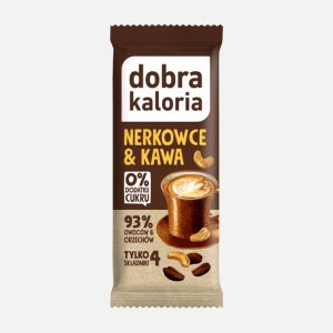 Baton owocowy kawa i orzech nerkowca 35g